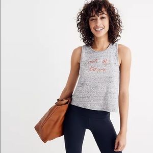 Madewell Racerback “Out of Town” Tank